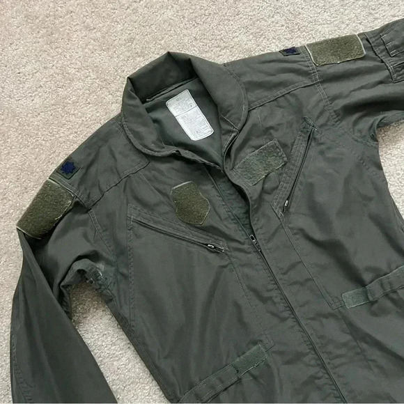 Military Coveralls Flyers CWU-27/P Type 1 Class 1 Sage Green Size 42 L Carter In - Picture 9 of 16